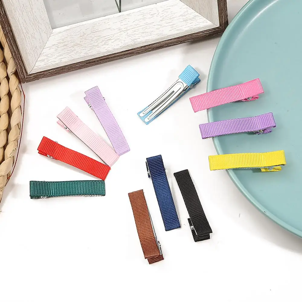 1 шт. цветная корсажная лента заколки-Аллигатор для девочек |