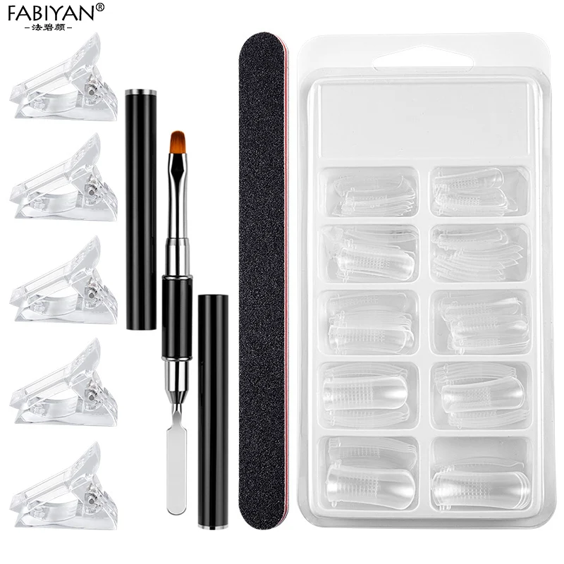 

Набор полигель для ногтей, кристаллический акриловый быстросъемный лак, маникюрные инструменты, наборы для наращивания ногтей