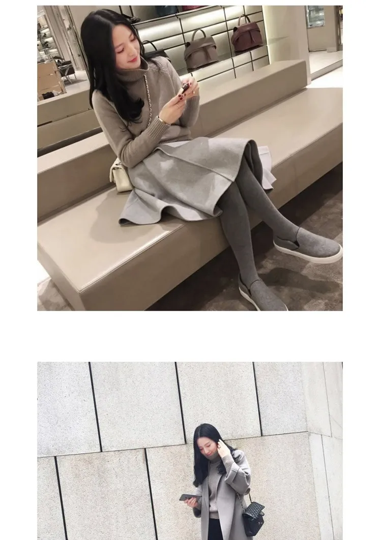 Осенне-зимний свитер женский кашемировый свитер с хомутом модные пуловеры женские свитера размеры вязаный свитер