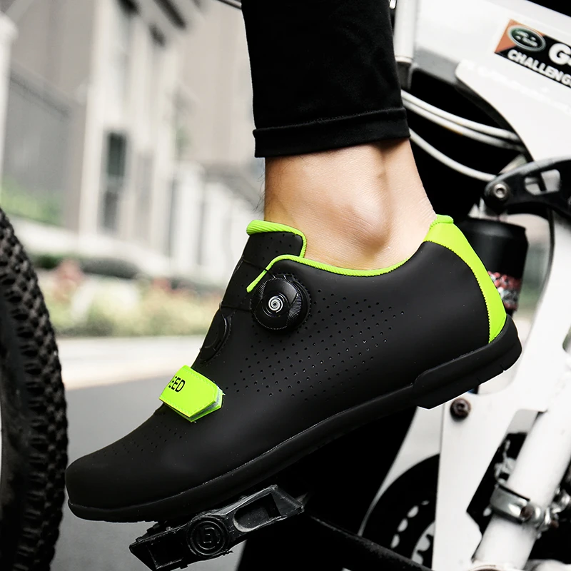 

Self-Locking Cycling Shoes Professional Athletic Bicycle Black Men sapatilha ciclismo Women Racing Sneakers Road Bike Shoes