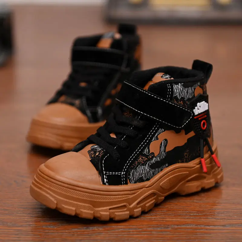 Горячая Распродажа зимние детские модные водонепроницаемые Нескользящие