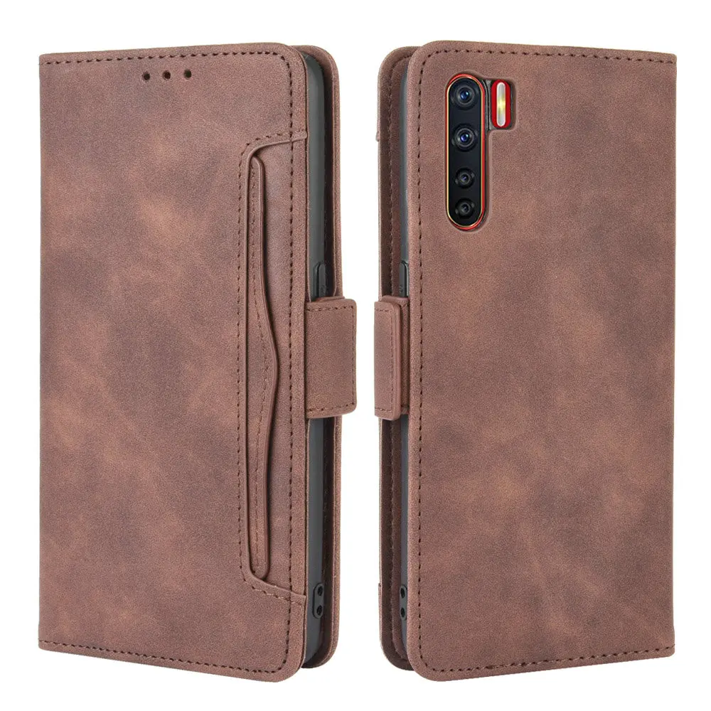

Removable Card Slot Leather Shockproof Case for OPPO F15 Flip Case Luxury Wallet Cover 360 Protection for OPPO F 15 15F Fundas