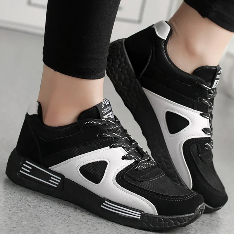 

2022 Women's Sneakers Mixed Colors Shallow Designer Wedge Shoes Massage Damping Woman Casual Sneakers 2020 News Autumn