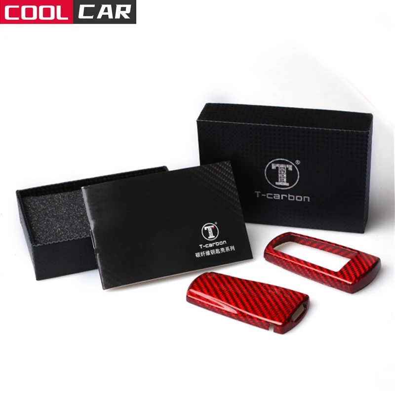 

Carbon Fiber Car Accessories For VW Volkswagen Key Case Cover Shell Bag CC Passat B6 B7 Maogotan R36 B7L Car-Styling 2019 2020