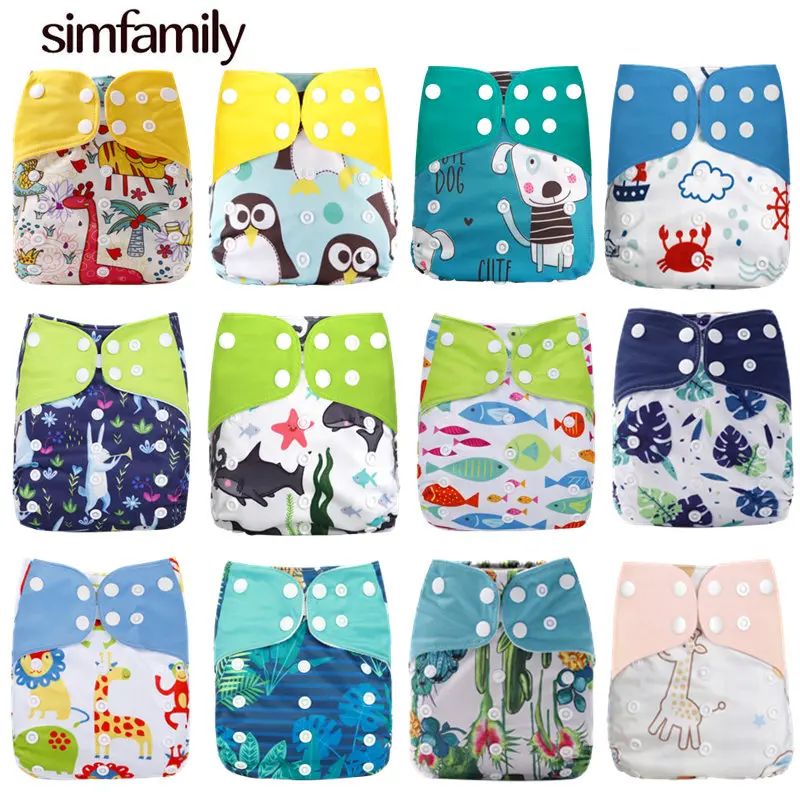 1 шт. многоразовые подгузники с цифровой печатью для детей одноразовые оптовая