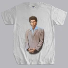 Мужская брендовая футболка мужской подарок Топы футболки Kramer картина из Сайнфелд мужские свободные топы для его размера плюс футболку