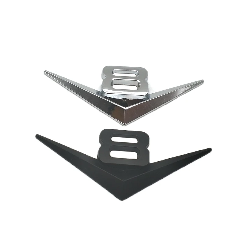 Металлический автомобильный Стайлинг V8 двигатель Авто Знак Наклейка задняя