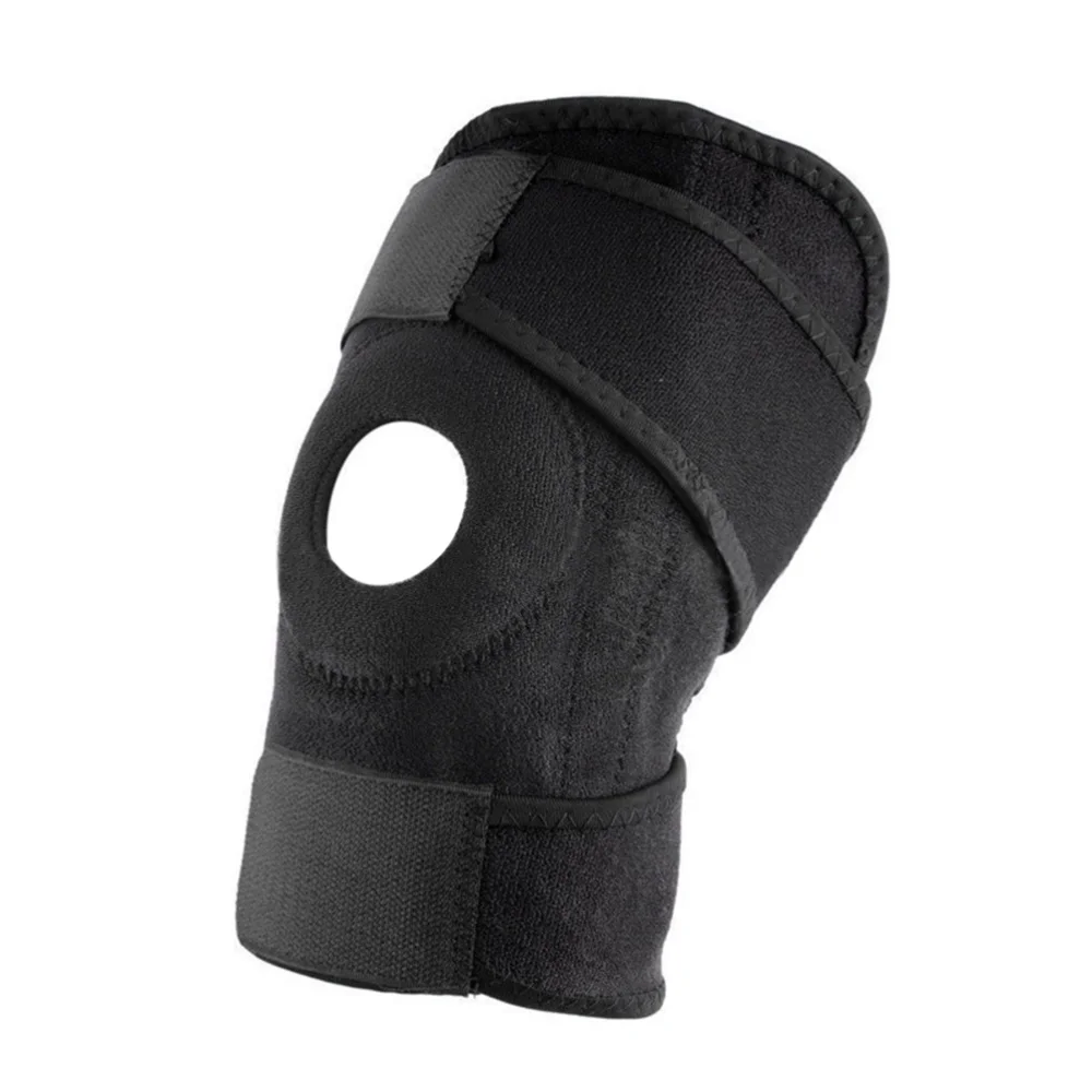 

Knee Brace Support Sleeve Adjustable Open Patella Stabilizer Protector Nylon Wrap for Arthritis Meniscus Tear ACL Running Basket