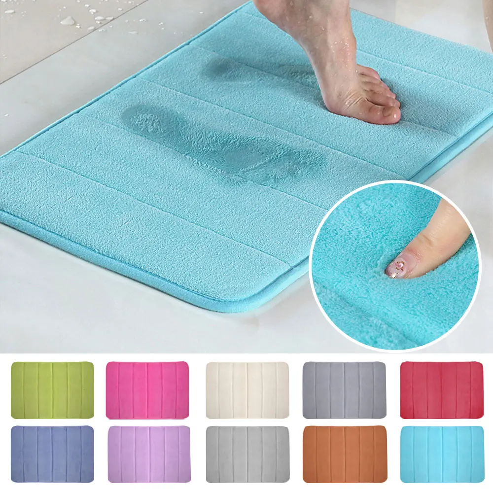 Коврик для ванной нескользящий коврик комнаты из пены с эффектом памяти кухонный