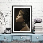 Плакаты для африканской женщины, постеры для интерьера, фигурки и принты для гостиной, домашний декор, холст, картина на Лофт