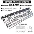 Пружина компрессионная из стали с диаметром проволоки 305 мм, 2 шт.