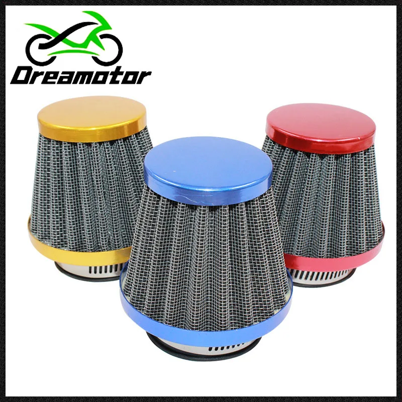 Универсальный мотоциклетный конический воздушный фильтр 35-58 мм для очистки