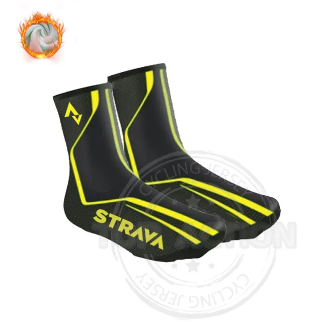 

STRAVA 2021 New Winter Thermal Cycling Shoe Cover Sport Man's MTB Bike Shoes Covers Bicycle Overshoes Cubre Ciclismo Men