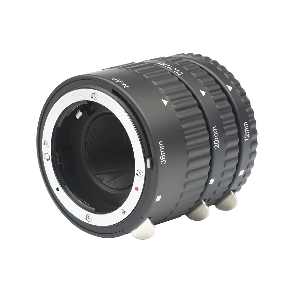 Снимать с ручной фокусировкой Аф макро ExtensioTube Набор для Nikon D3200 D3300 D5200 D7100 D5300 D7200 D7000 D3100 D90 D5100 D5500 DSLR Камера