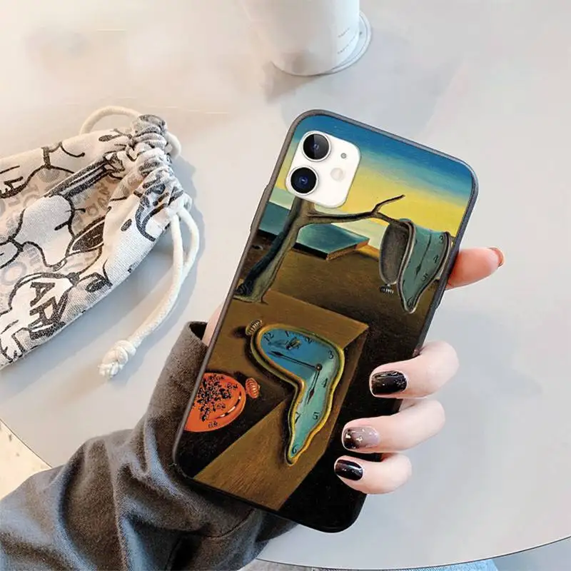 

Salvador Dali Art Phone Case for iPhone 11 12 mini pro XS MAX 8 7 6 6S Plus X 5S SE 2020 XR