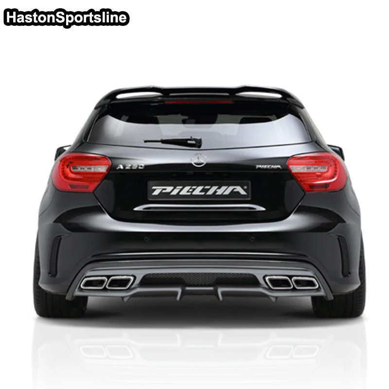 Задний спойлер на крышу для Mercedes A Class A45 AMG W176 FRP A180 A200 A220 A250 A260 заднее крыло 2013 2017|roof