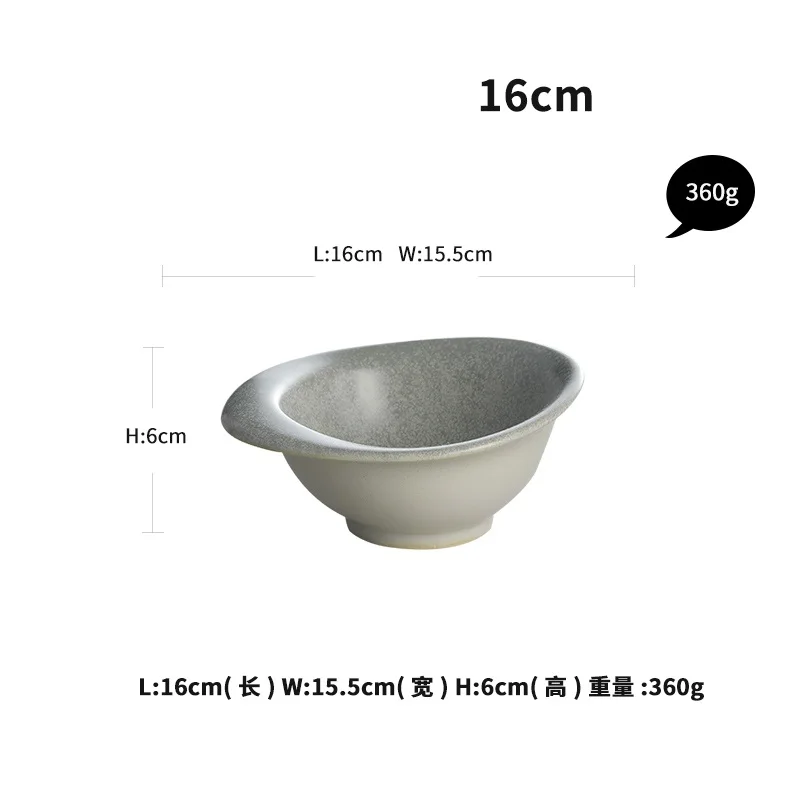 Керамическая миска для лапши большая Бытовая риса ресторана Северной Европы