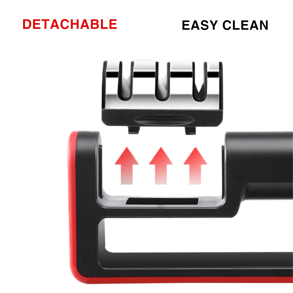 Точилка для ножей 3 этапа Профессиональная кухонная точилка каменная