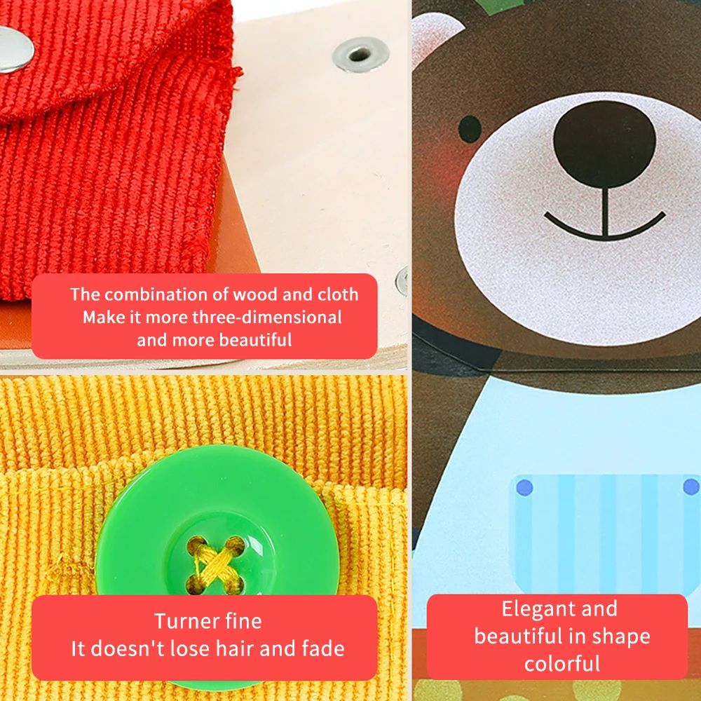 

2020 New High Quality Montessori Toy Training Essential Educational Sensory Board For Toddlers Ntelligence Development