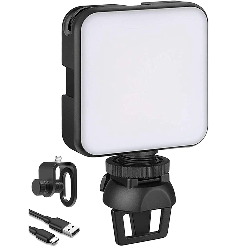 

Video Conference Lighting Kit, Dimmable & Rechargeable Laptop Webcam Lighting with Clip, Light for Zoom Meeting, Video