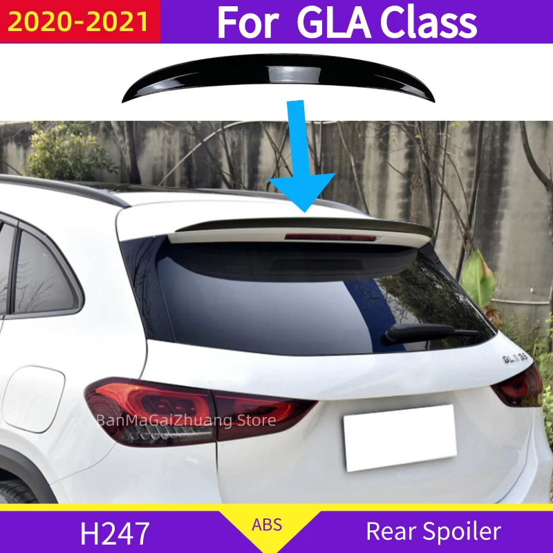 

Задний спойлер для Mercedes-Benz H247 GLA class 2020-2021 GLA200 GLA250 GLA45 GLA35 ABS заднее крыло