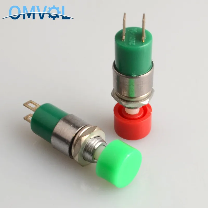 2 шт. 7 мм Мгновенный Кнопочный мини-переключатель с большой крышкой |