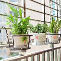 balcony hanging plant flower pot gi%c3%a1 railing fence window view iron c%c3%a2y c%e1%ba%a3nh stand decoration