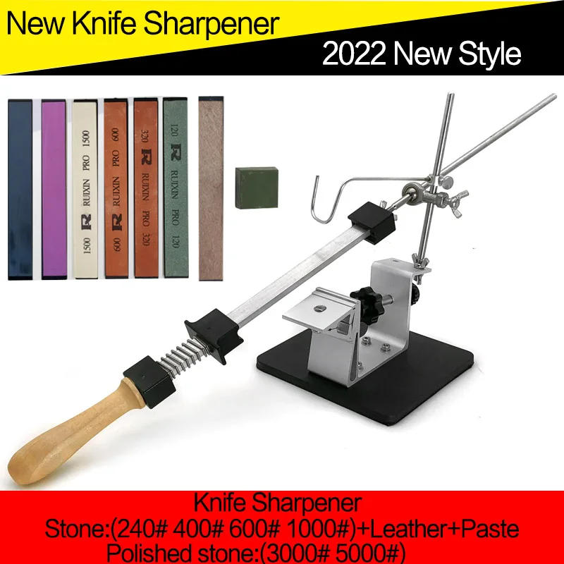 

Aluminium Alloy Knife Sharpener New 360 Degree Flip Constant Angle Grinding Tools Kitchen Sharpening Stone Diamond Bar System