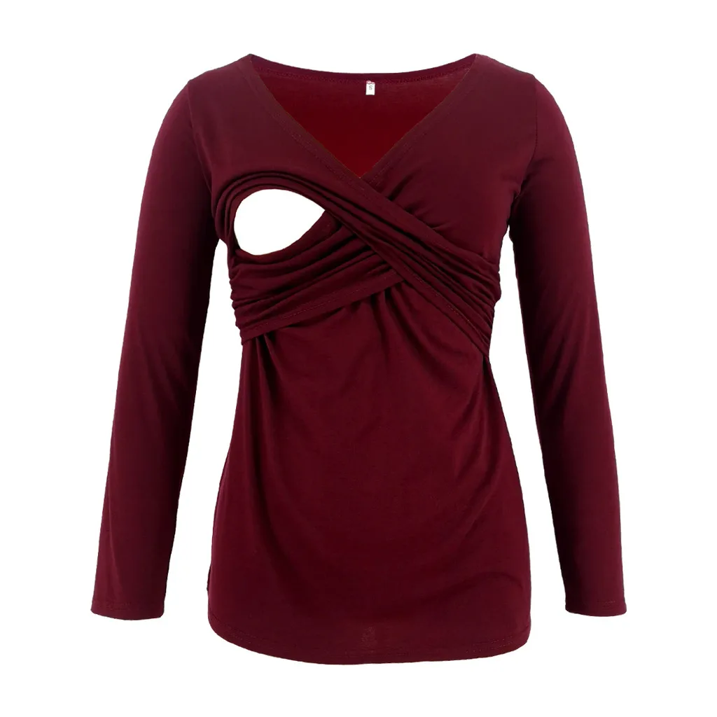 ARLONEET женская блузка для кормящих мам Одежда беременных топы грудного