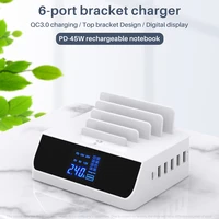 hongmeng pd45w usb charging device qc3 0 phone charger for xiaomi iphone 12 laptop tablet power adapter stand charger