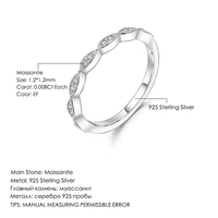 Enchanting Art Deco Moissanite Eternity Ring 6
