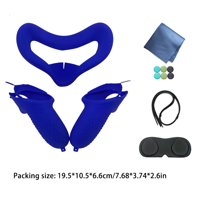 

13 Pieces Suit For Oculus Quest2 Eye Mask Silicone Mask Quest Second Generation Handle Protection Suit Quest2 Accessorie