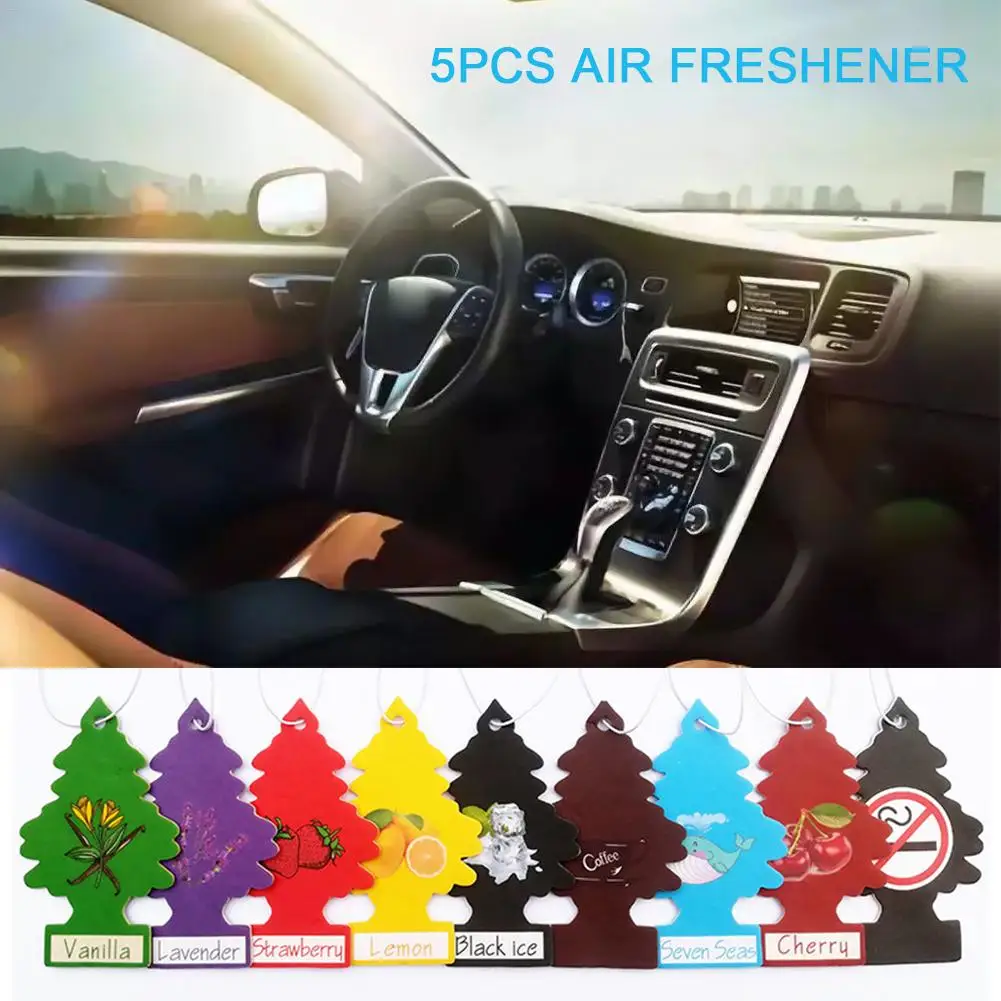 5 шт. автомобильный освежитель воздуха висячая бумага дерево картон Королевский