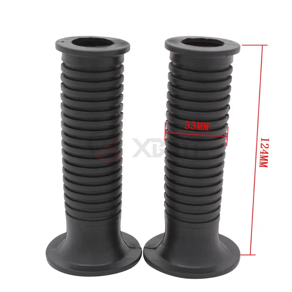 1 пара черных ручек для мотоцикла резиновая рукоятка руля дроссельной заслонки BMW