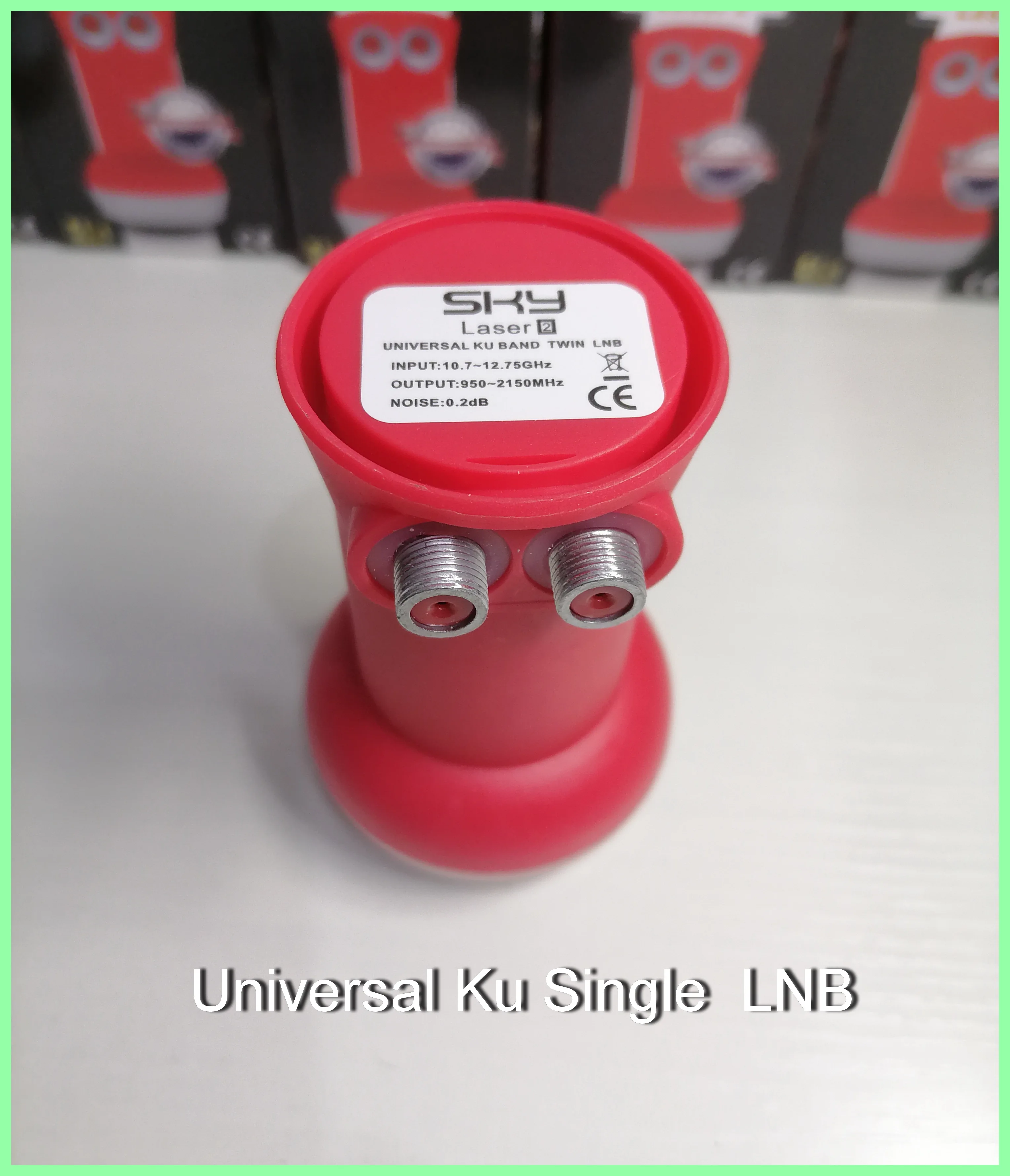 Заднее небо SR-320mini Universal KU digital HD simple double Quad LNB alto ganar ruido под антенной satel |