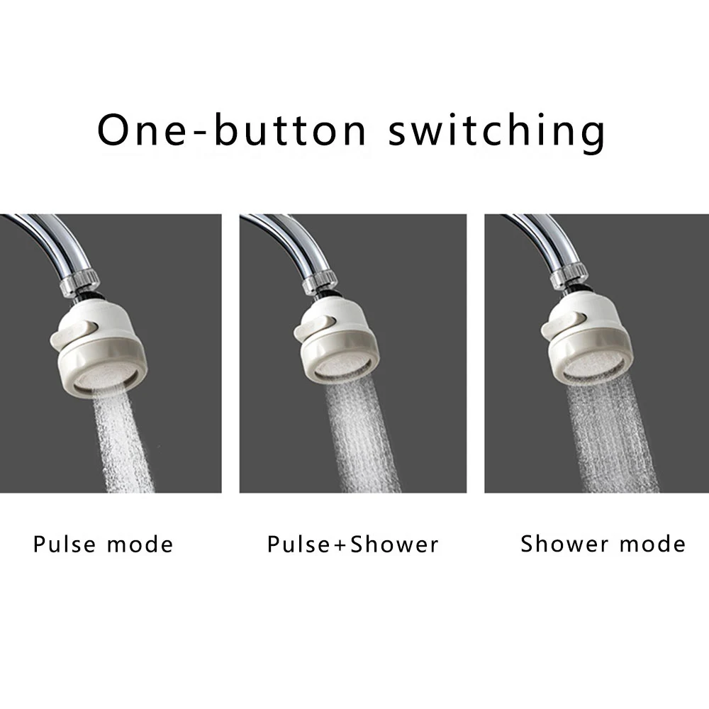 1 шт. Универсальный брызгозащищенный распылитель для крана 3 режима регулировки