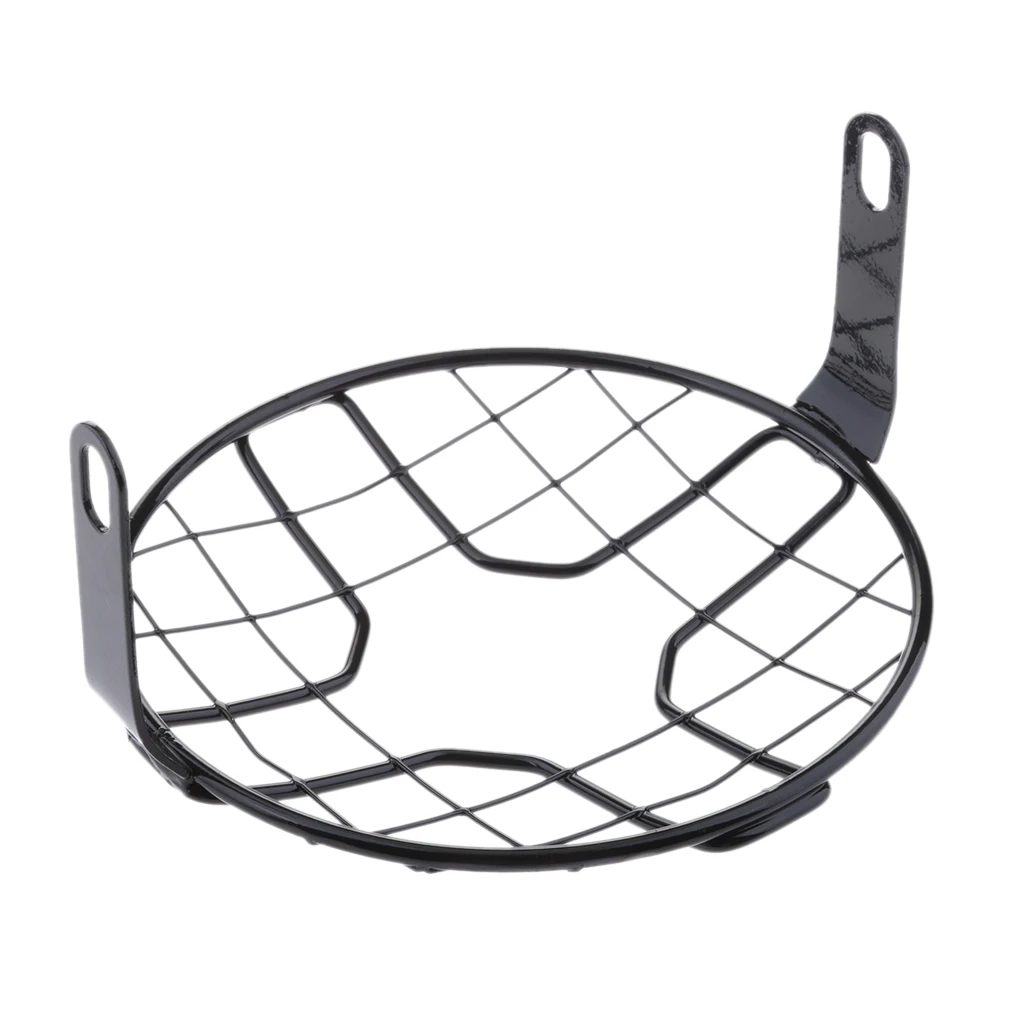 

17.5cm Metal Mesh Grill Headlight Protector Guard Cover for Motorcycle