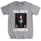 Мужская Роскошная хлопковая футболка, футболка премиум-класса с изображением ануэла АА и сериала Hasta La Death te, футболка унисекс, Женский Топ, футболки