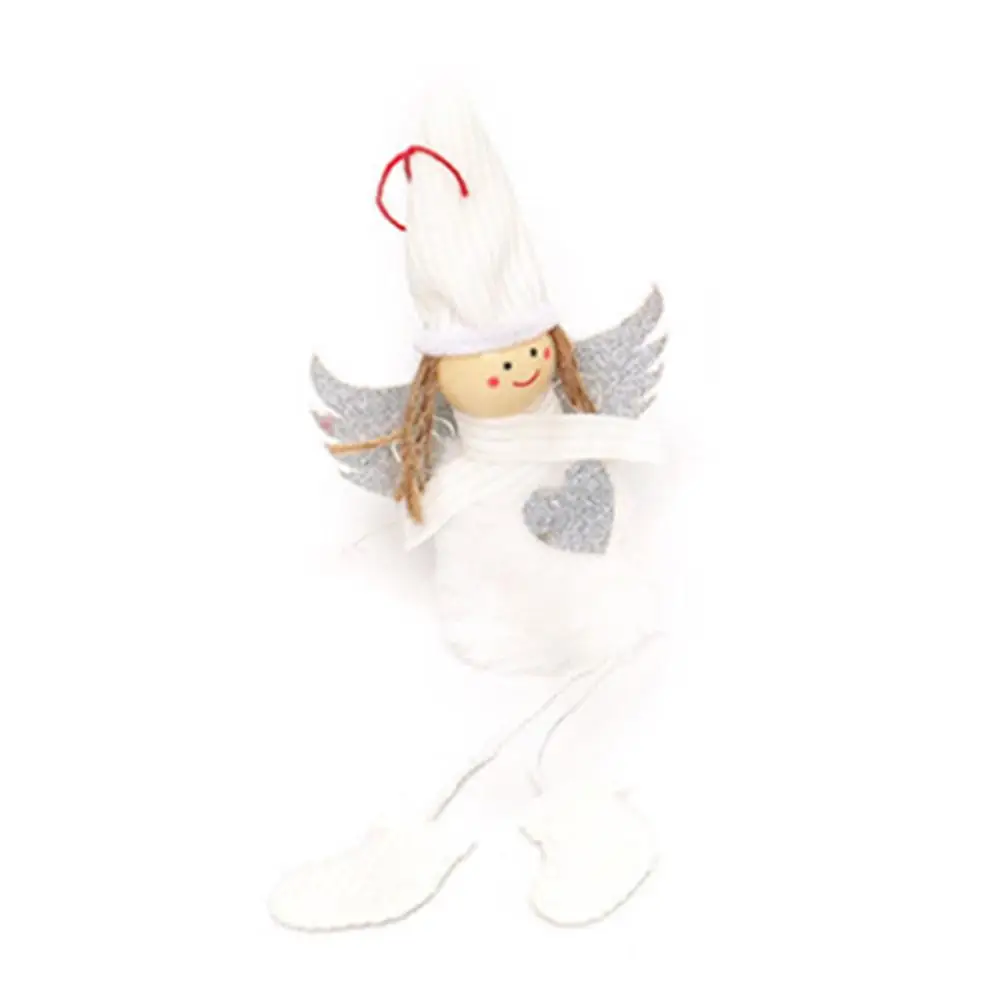 Hot Christmas Tree Hanging Ornaments Cloth Santa Claus Snowman Xmas Tree Toy Doll Hang Decoration Christmas Decorations for Home - Цвет: S
