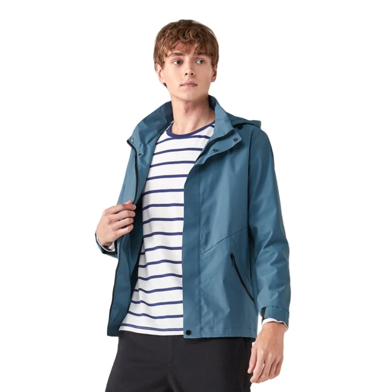 Куртка SEMIR мужская с капюшоном Повседневная ветровка модная брендовая одежда