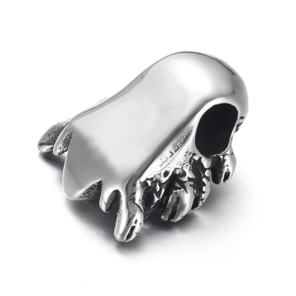 Кулон Medusa из нержавеющей стали с отверстием 6 мм винтажный браслет ползунок