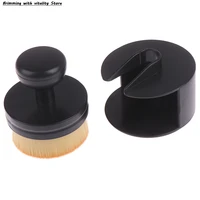 1pcs flat round o shape signet shape portable makeup beauty tool large foundation brush cream powder make up tool makeup brush