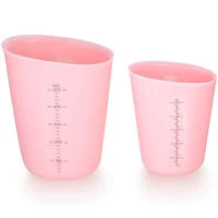 silicone measuring cups jugs mixing cups with scale clear cup measure for epoxy resin casting moldscraftlab kitchen