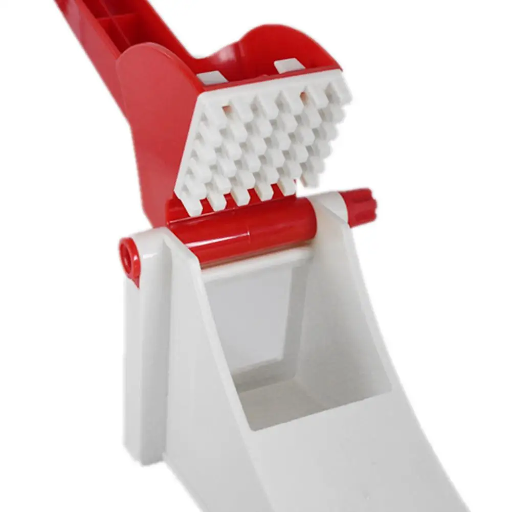 

Manual French Fry Cutter Stainless Steel Blade Safe Double Side Fast Cutting Potatoes Carrots Cucumbers Onions Vegetables