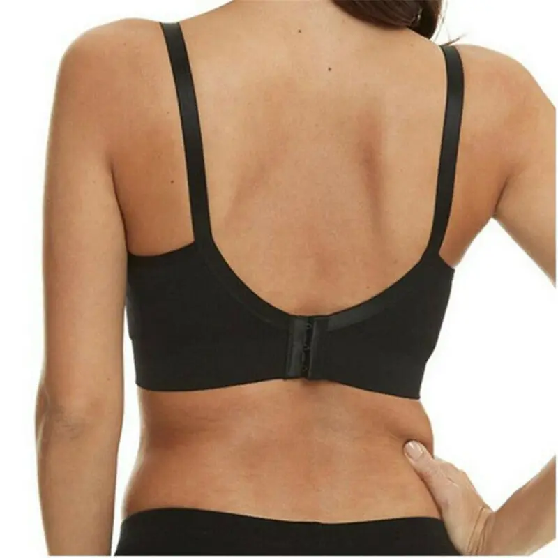 Женский бюстгальтер для кормления черный пуш-ап без рук беременных 2019 | Мать и
