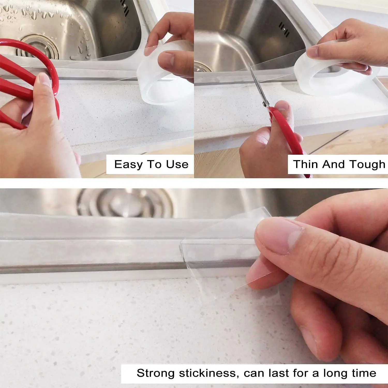 Односторонняя кухонная лента водонепроницаемая прочная самоклеящаяся