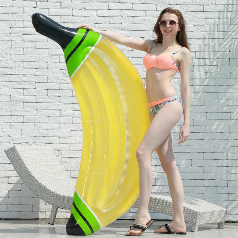 Giant Pool Swimming Floating Bed Inflatable Sea Mattress Ring Circle Banana Pineapple Swim Row Raft Party Toys for Adult | Спорт и