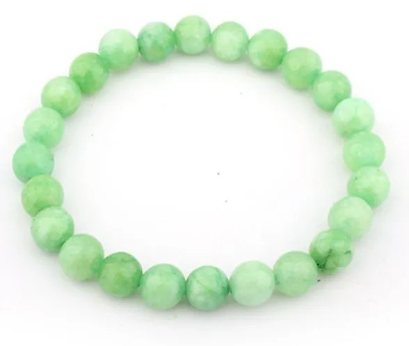 8 мм зеленого цвета в стиле панк Многоцветный натуральный агат камень Исцеление