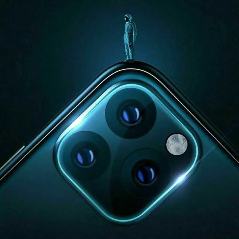Новый стиль Защита объектива камеры для iphone 11 Pro Max металлическое кольцо Крышка +