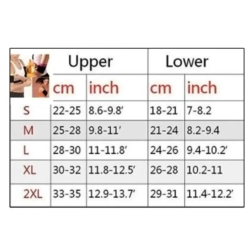 

1Pair Slimming Compression Arm Shaper For Women Arms Pad Trimmer Belt Upper Sleeve Massage Taping Weight Loss Adelgazar